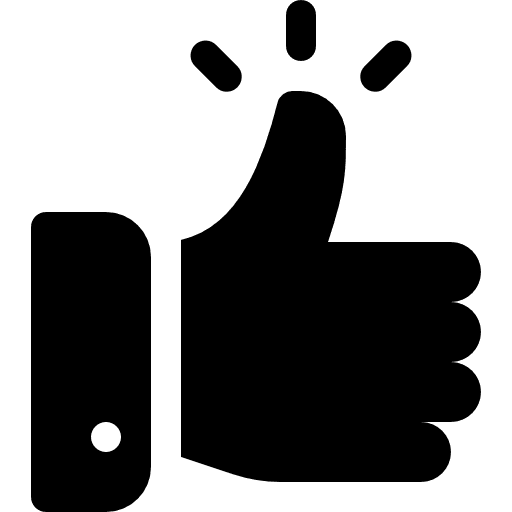 Like great better thumbs up icon