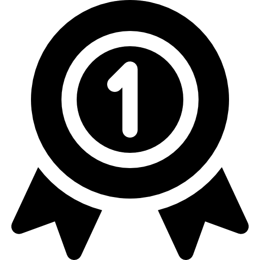 Medal quality seo and web medal icon