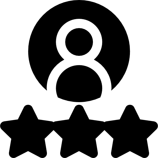 Rating experts people stick man icon