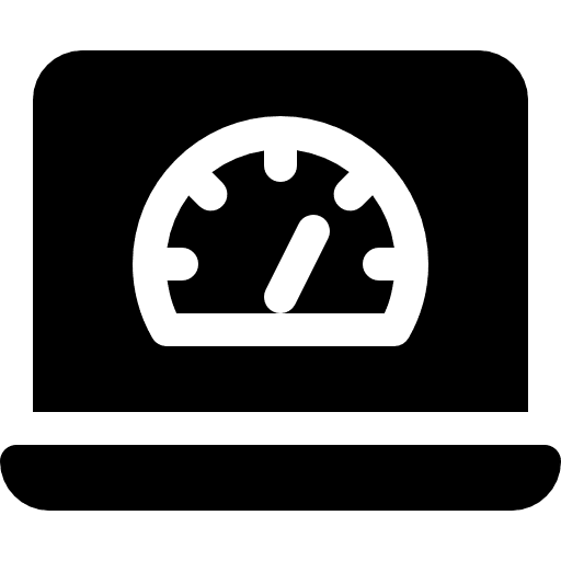 Dashboard speedometer transportation communications icon