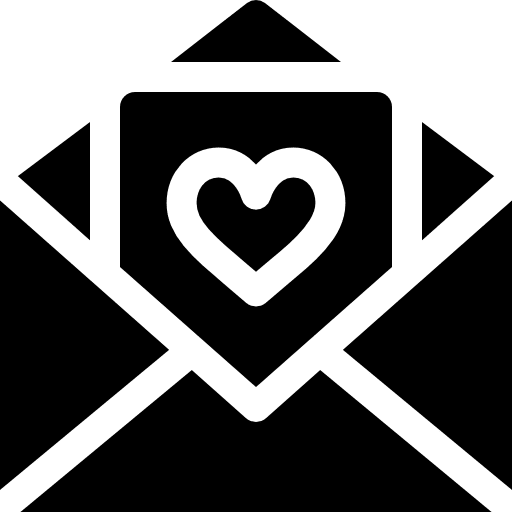 Love letter love and romance love letter valentines day icon