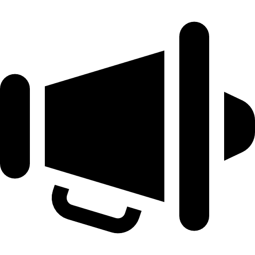 Megaphone bullhorn communications promotion icon