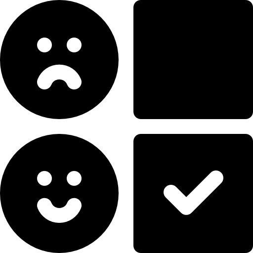 Review seo and web voting rating icon