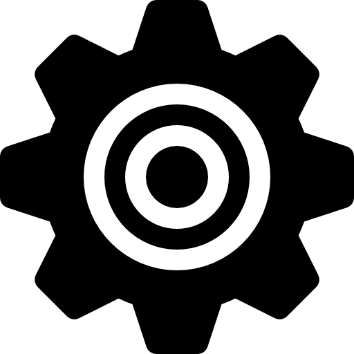 Settings configuration cogwheel construction and tools icon