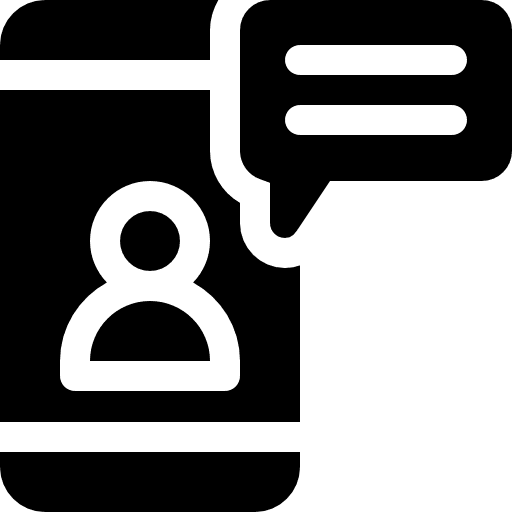 Smartphone communications mobile phone technology icon