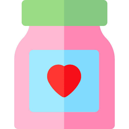 Love pills romantic love pills hearts icon