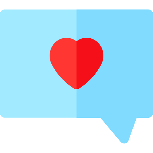 Chat instagram like multimedia speech bubble icon