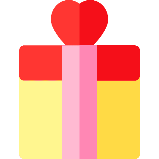 Gift present commerce and shopping valentines day icon