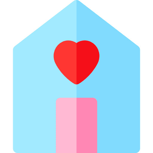 Home house valentines day love icon