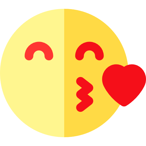 Kiss kiss valentines day people icon