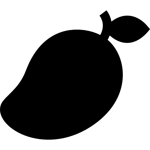 Mango diet mango food and restaurant icon