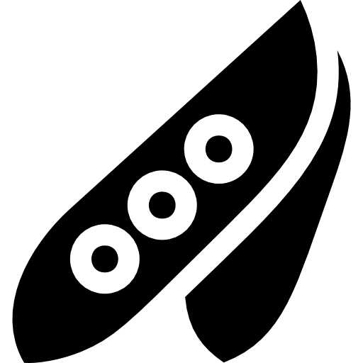 Pea food vegan legume icon