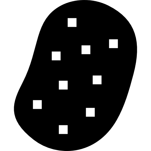 Potato organic food and restaurant vegetable icon