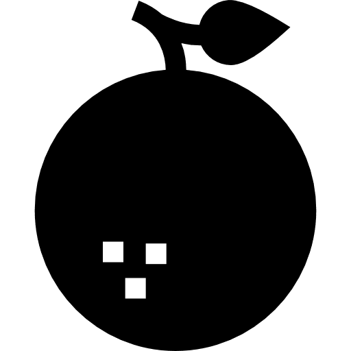 Orange food vegan food and restaurant icon