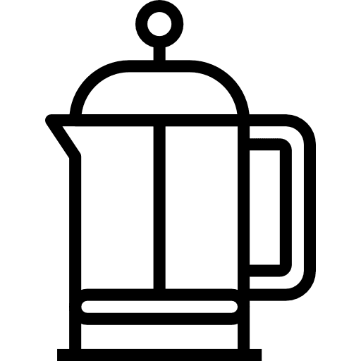 French press kitchen coffee food and restaurant icon