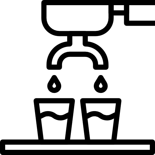 Coffee maker tools and utensils hot drink kitchenware icon