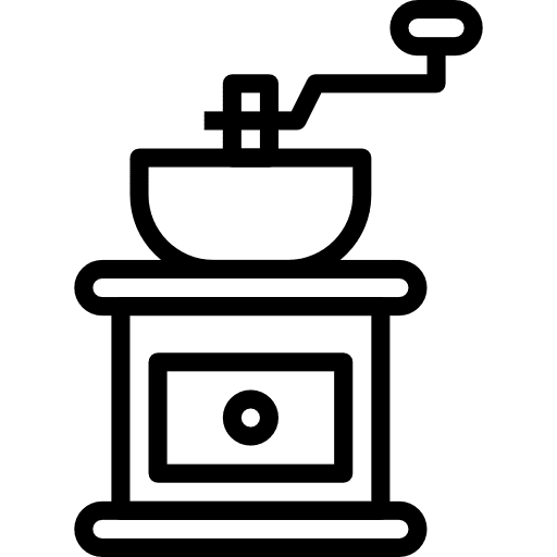 Grinder food mill coffee grinder icon