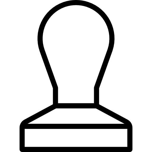 Stamp miscellaneous sign business icon