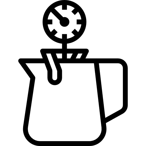 Thermometer water thermometer coffee pot icon