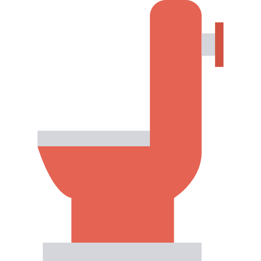 Toilet furniture and household bathroom wc icon