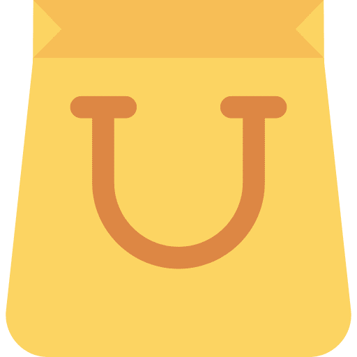 Bag shopper business shopping bag icon