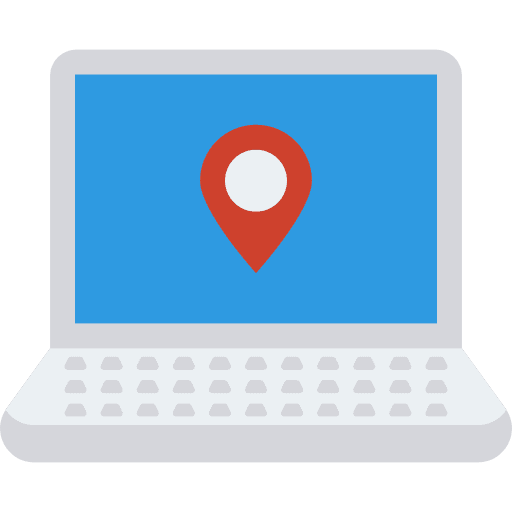 Laptop tools and utensils technology electric icon