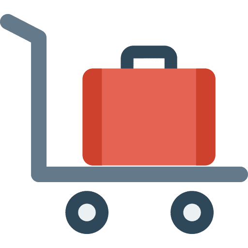 Luggage suitcase luggage baggage icon
