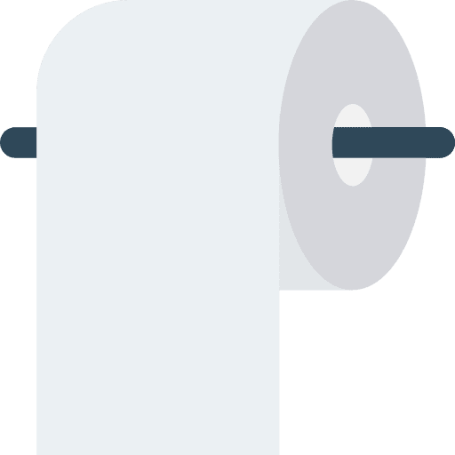 Tissue paper papers toilet icon