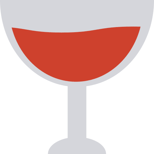 Wine glasses alcohol food icon