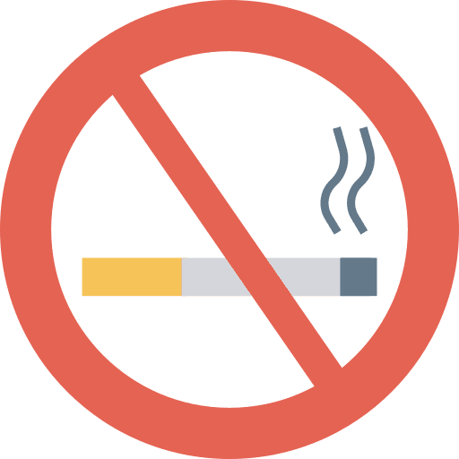 Smoke smoke forbidden cigarette icon