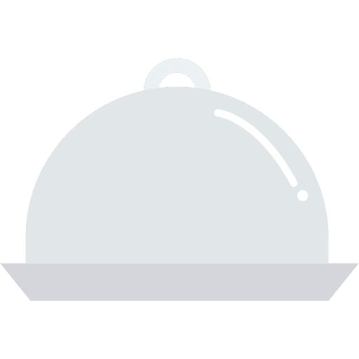 Food food and restaurant tray salver icon