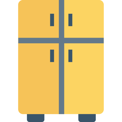 Fridge electronic refrigerator furniture and household icon