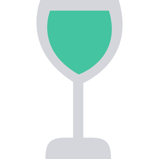 Glass food drinking glass icon