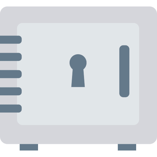 Safe box security business business and finance icon