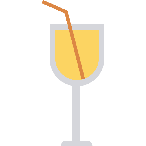 Juice glass food lemon icon