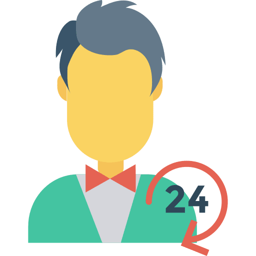 Receptionist front desk reception receptionist icon