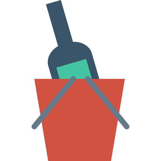 Wine champagne bottle wine icon