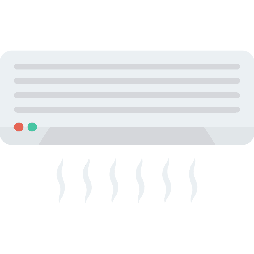 Air conditioner miscellaneous heating tools and utensils icon