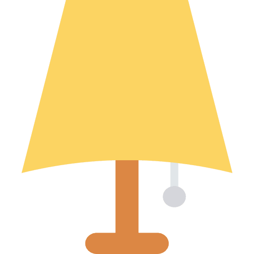 Lamp tools and utensils electronics light icon
