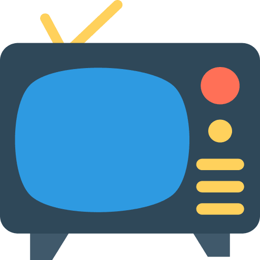 Tv screen television old icon