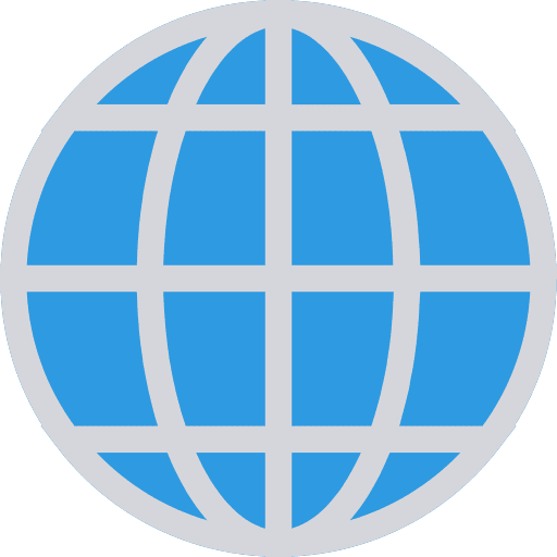 World interface multimedia wireless internet icon