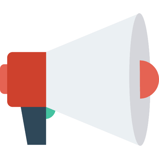 Announcement loudspeaker tools and utensils announcer icon