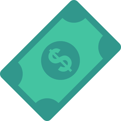 Dollar dollar money business icon