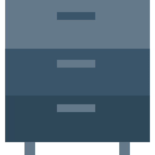 Drawer drawers drawer business and finance icon