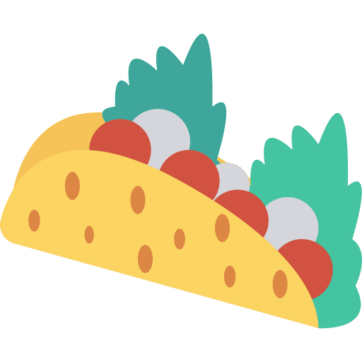 Pita  lunch meal bread icon