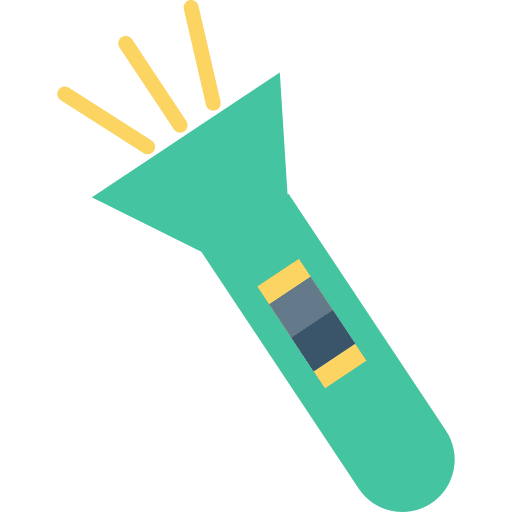 Flashlight miscellaneous illumination light icon
