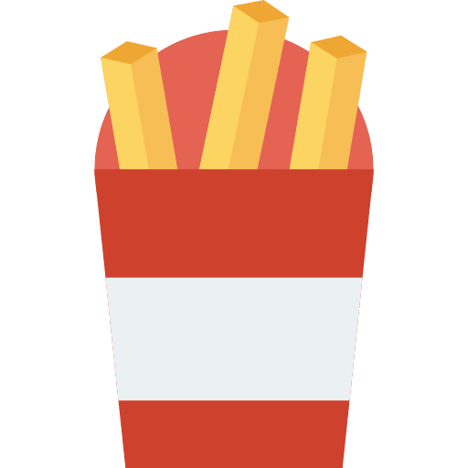 Fries restaurant potatoes fries icon
