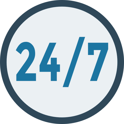 Time week 24 hours open icon