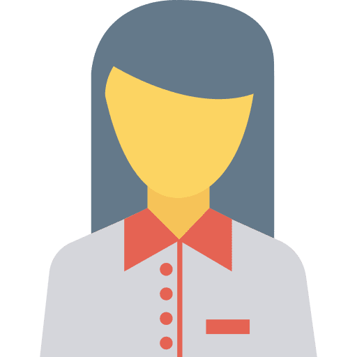 Waitress woman waitress profession icon