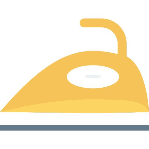 Iron ironing iron tools and utensils icon